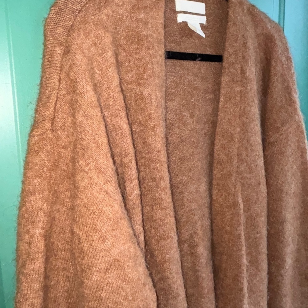 H&M small wool alpaca blend long cardigan - Picture 11 of 12